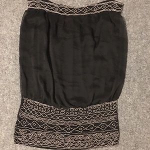 Nikibiki Beaded mini black dress